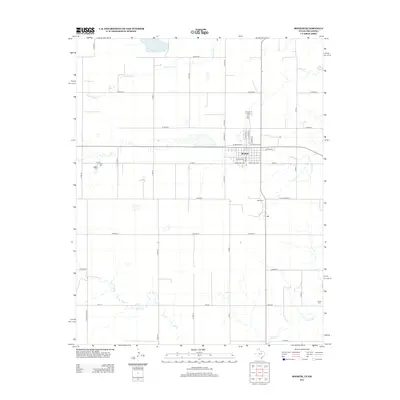 2012 Map of Booker, 2012 Print