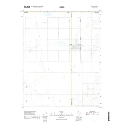 2019 Map of Booker, 2019 Print