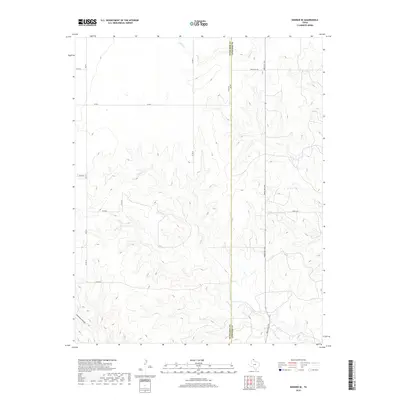 2019 Map of Booker SE, 2019 Print