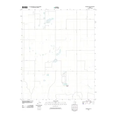 2010 Map of Booker SW, 2010 Print