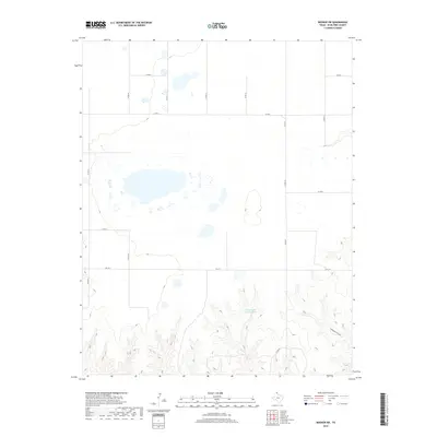 2019 Map of Booker SW, 2019 Print