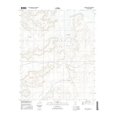 2017 Map of Bookout Ranch, 2017 Print