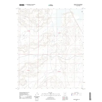 2020 Map of Bookout Ranch, 2020 Print