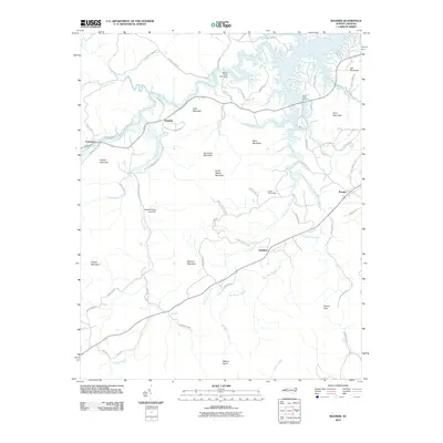 2010 Map of Boomer, 2010 Print