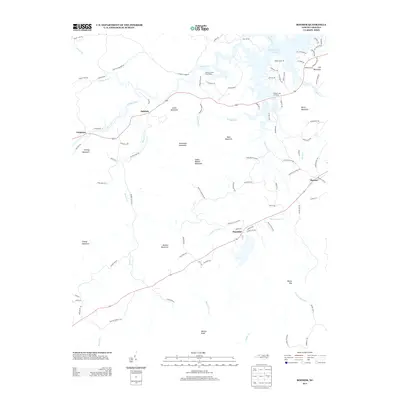 2013 Map of Boomer, 2013 Print