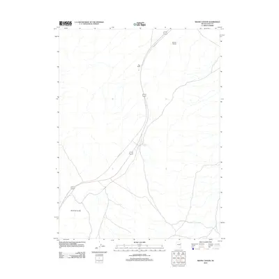 2012 Map of Boone Canyon, 2012 Print