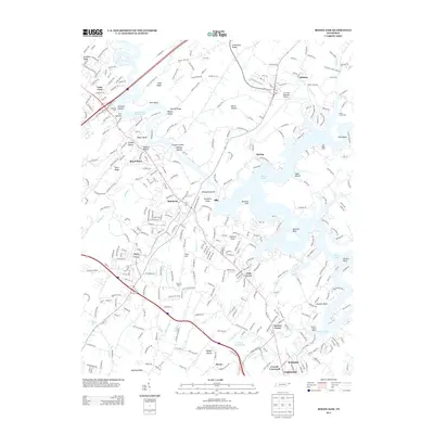 2013 Map of Boone Dam, 2013 Print