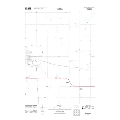 2013 Map of Boone East, 2013 Print