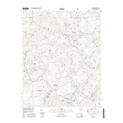 2016 Map of Boone, 2016 Print