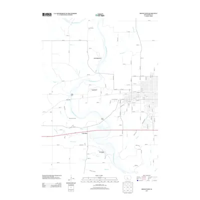 2013 Map of Boone West, 2013 Print