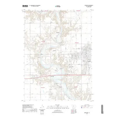 2018 Map of Boone West, 2018 Print