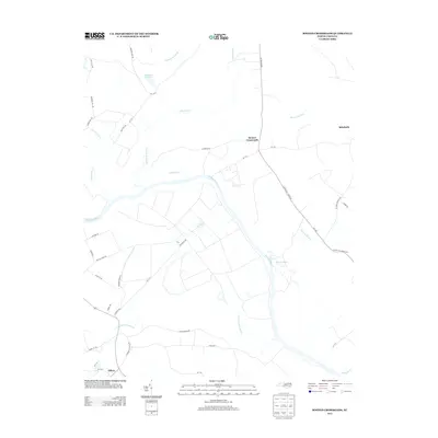 2013 Map of Boones Crossroads, 2013 Print