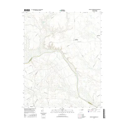 2016 Map of Boones Crossroads, 2016 Print