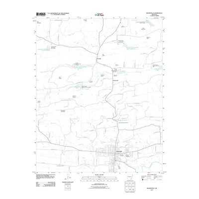 2011 Map of Booneville, 2011 Print