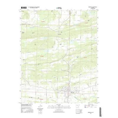 2017 Map of Booneville, 2017 Print