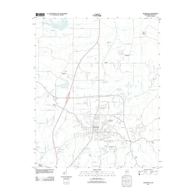 2012 Map of Booneville, 2012 Print