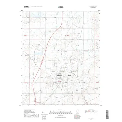 2020 Map of Booneville, 2020 Print
