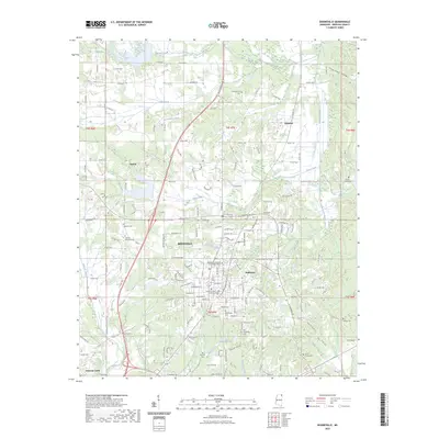 2023 Map of Booneville, 2023 Print