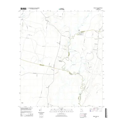 2014 Map of Boons Lake, 2014 Print