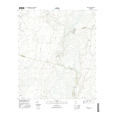 2017 Map of Boons Lake, 2017 Print