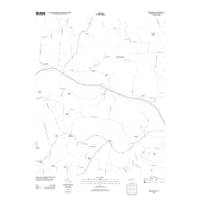 2013 Map of Boonshill, 2013 Print