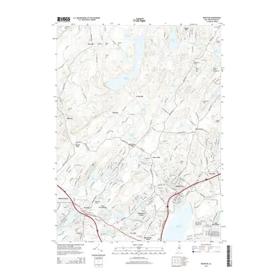 2014 Map of Boonton, 2014 Print
