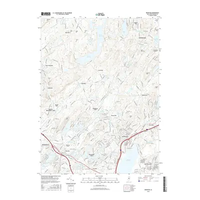 2016 Map of Boonton, 2016 Print
