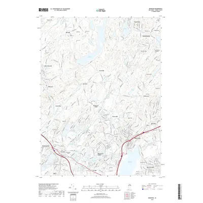 2019 Map of Boonton, 2019 Print