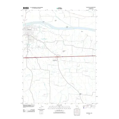 2011 Map of Boonville, 2011 Print