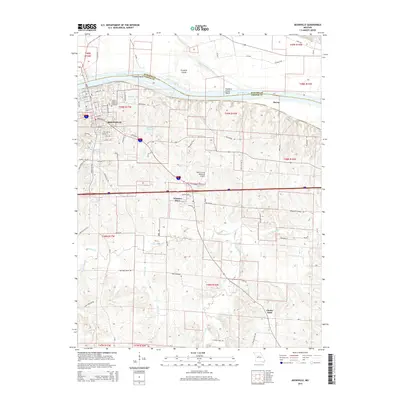 2015 Map of Boonville, 2015 Print