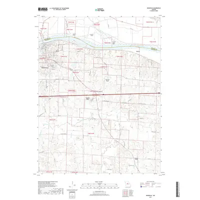 2017 Map of Boonville, 2017 Print