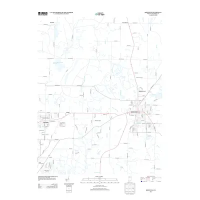 2013 Map of Boonville, 2013 Print