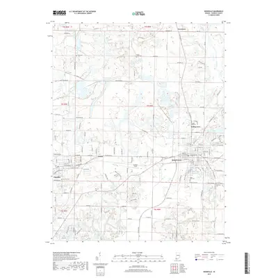2019 Map of Boonville, 2019 Print