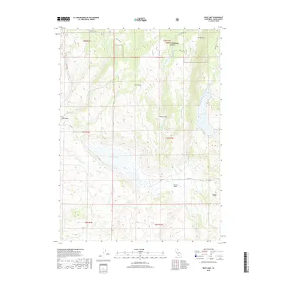 2018 Map of Boot Lake, 2018 Print