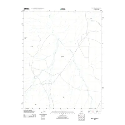 2011 Map of Boot Mesa, 2011 Print