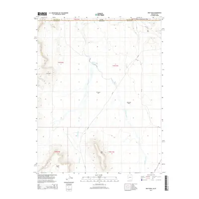 2014 Map of Boot Mesa, 2014 Print