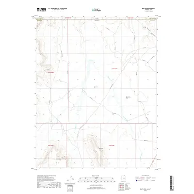 2018 Map of Boot Mesa, 2018 Print