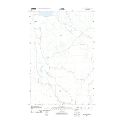 2011 Map of Boot Mountain, 2011 Print