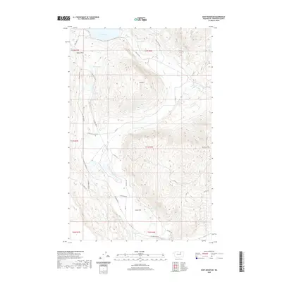 2020 Map of Boot Mountain, 2020 Print