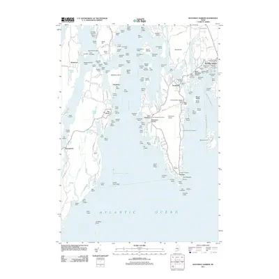 2011 Map of Boothbay Harbor, 2011 Print