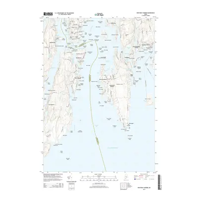 2014 Map of Boothbay Harbor, 2014 Print