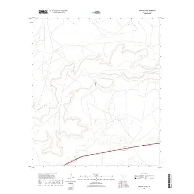 2019 Map of Bootleg Canyon, 2019 Print