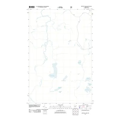 2011 Map of Bootleg Lake, 2011 Print
