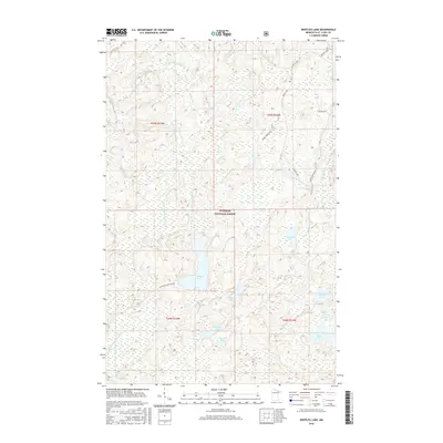 2016 Map of Bootleg Lake, 2016 Print