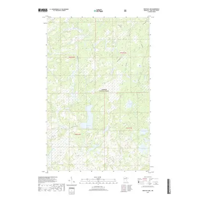 2019 Map of Bootleg Lake, 2019 Print