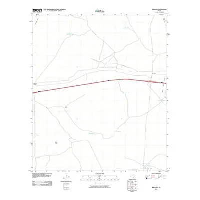 2010 Map of Boracho, 2010 Print