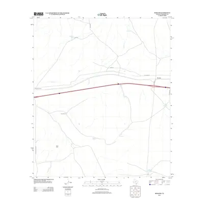 2013 Map of Boracho, 2013 Print