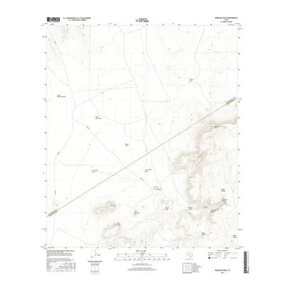 2016 Map of Boracho Peak, 2016 Print