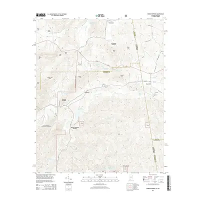 2014 Map of Borden Springs, 2014 Print