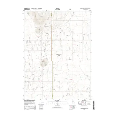 2015 Map of Border Mountain, 2015 Print
